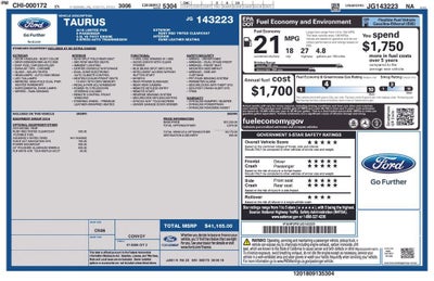 2018 Ford Taurus Limited