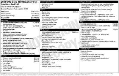 2022 GMC Sierra 1500 Elevation