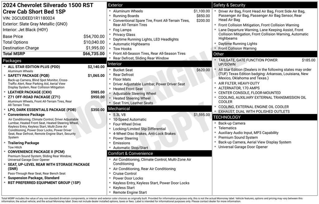 2024 Chevrolet Silverado 1500 RST