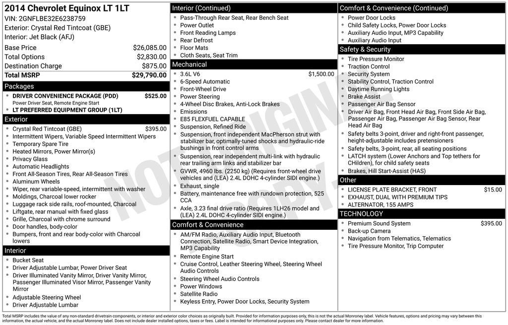 2014 Chevrolet Equinox LT