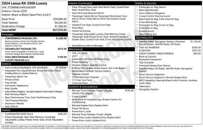 2024 Lexus RX 350h Luxury