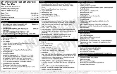 2015 GMC Sierra 1500 SLT