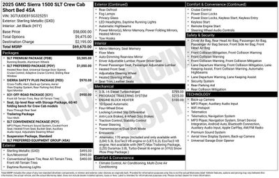 2025 GMC Sierra 1500 SLT