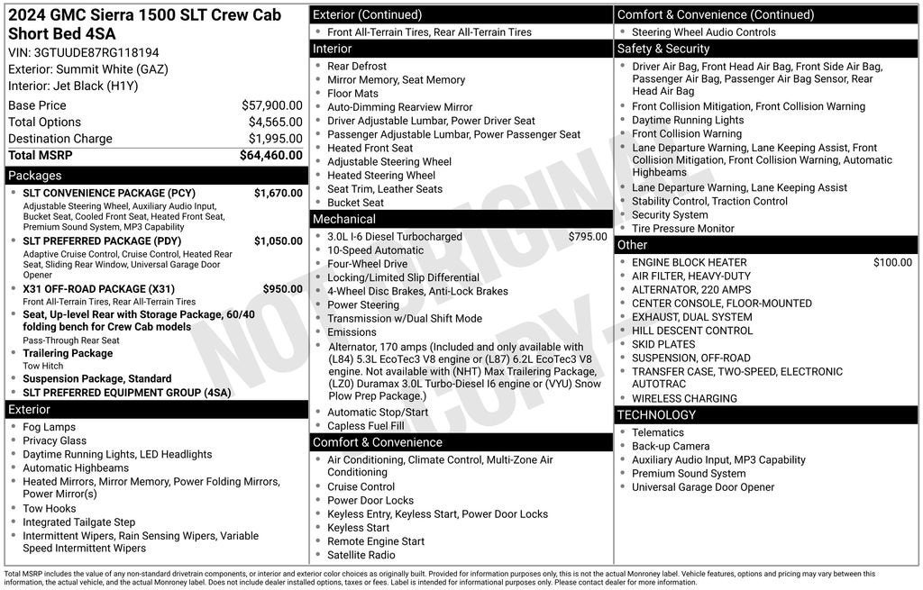 2024 GMC Sierra 1500 SLT