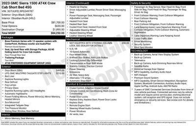2023 GMC Sierra 1500 AT4X