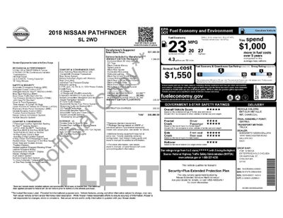 2018 Nissan Pathfinder SL