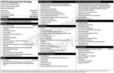 2023 Kia Sportage X-Pro Prestige