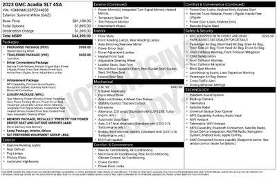 2023 GMC Acadia SLT