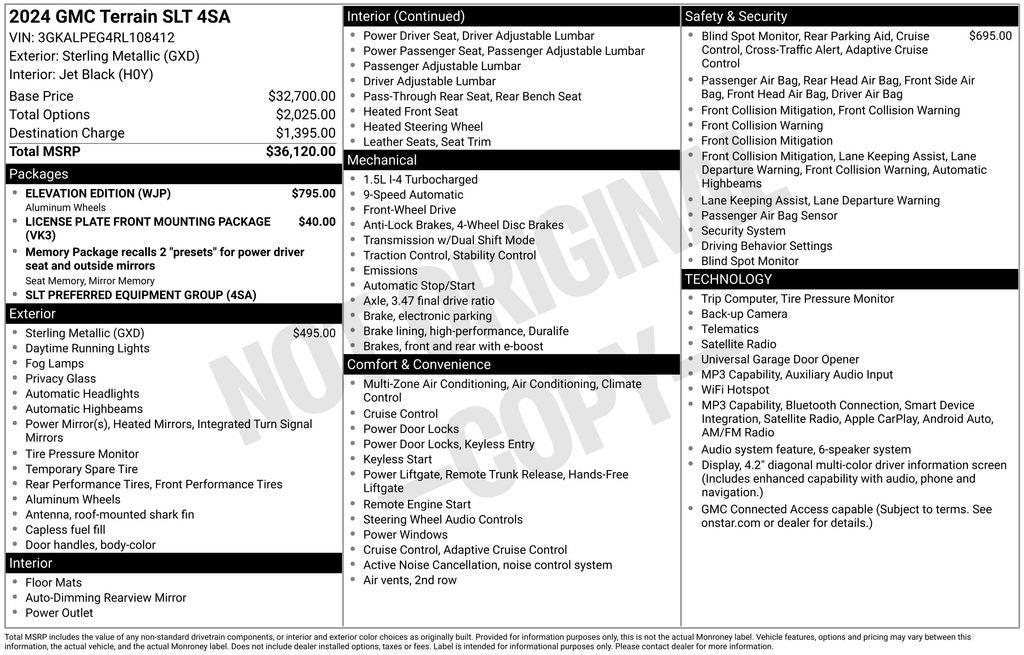 2024 GMC Terrain SLT