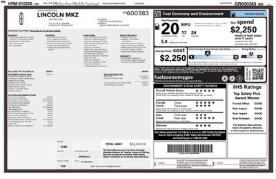 2016 Lincoln MKZ Base