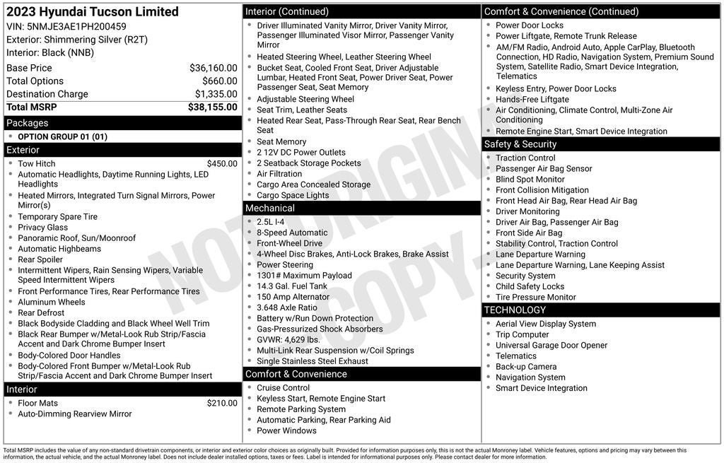 2023 Hyundai Tucson Limited