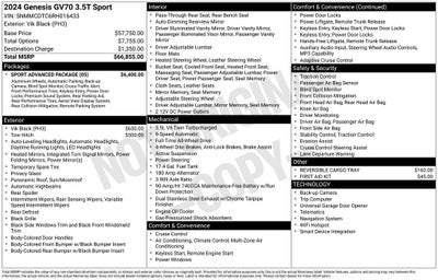 2024 Genesis GV70 3.5T Sport
