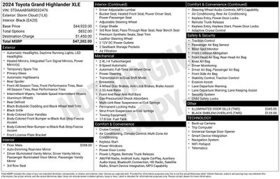 2024 Toyota Grand Highlander XLE
