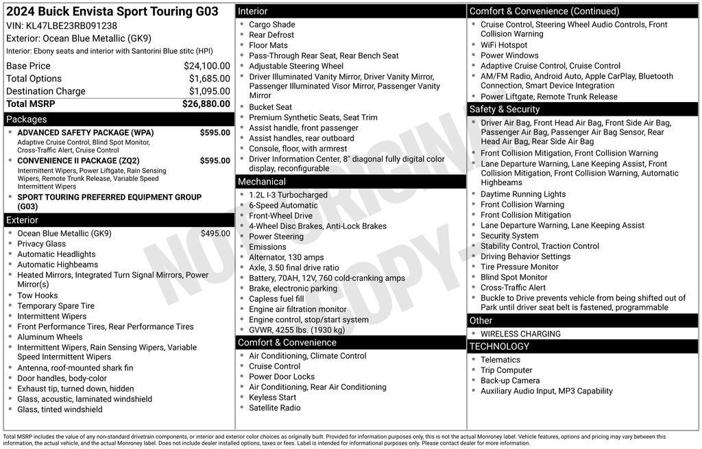 2024 Buick Envista Sport Touring