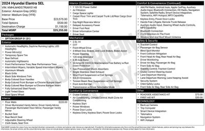 2024 Hyundai Elantra SEL