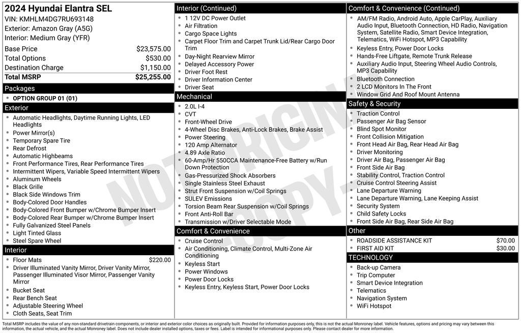 2024 Hyundai Elantra SEL
