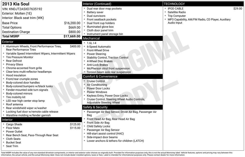 2013 Kia Soul Base