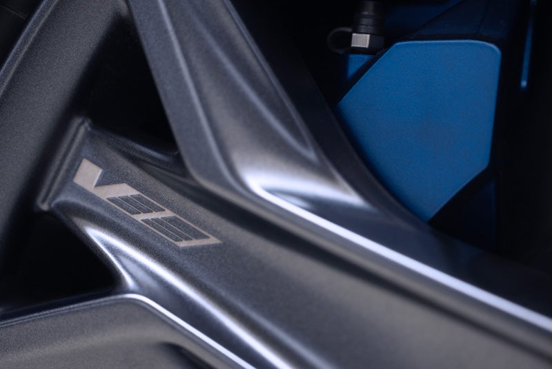 Close-up of the 2026 OPTIQ-V Brembo Performance Front Brakes | Bentley Cadillac Huntsville in Huntsville AL